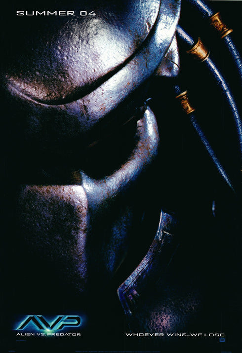 alien vs predator 2004 one sheet poster rolled